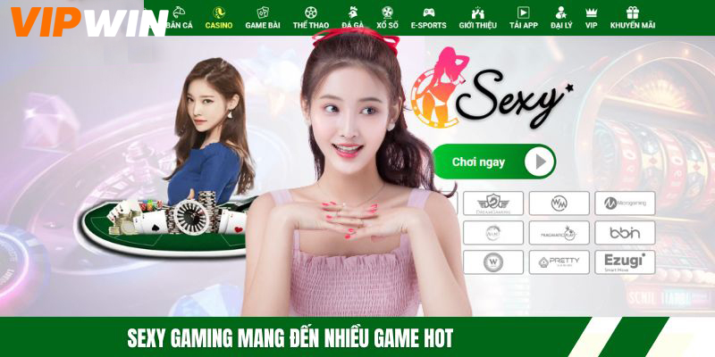 Sexy Gaming mang đến nhiều game hot