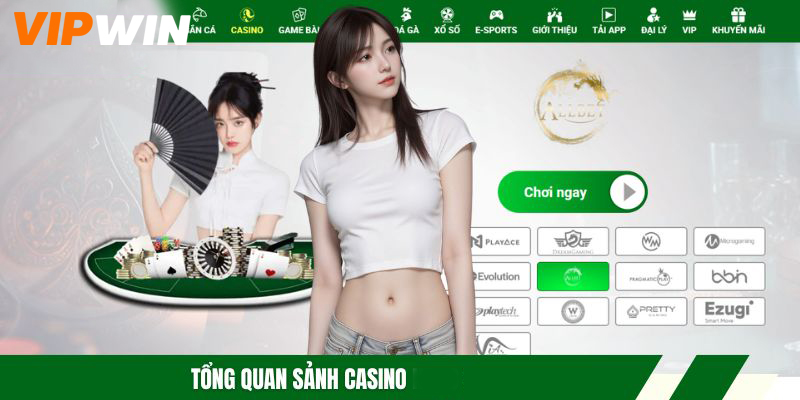 Tổng quan sảnh casino VIPWIN